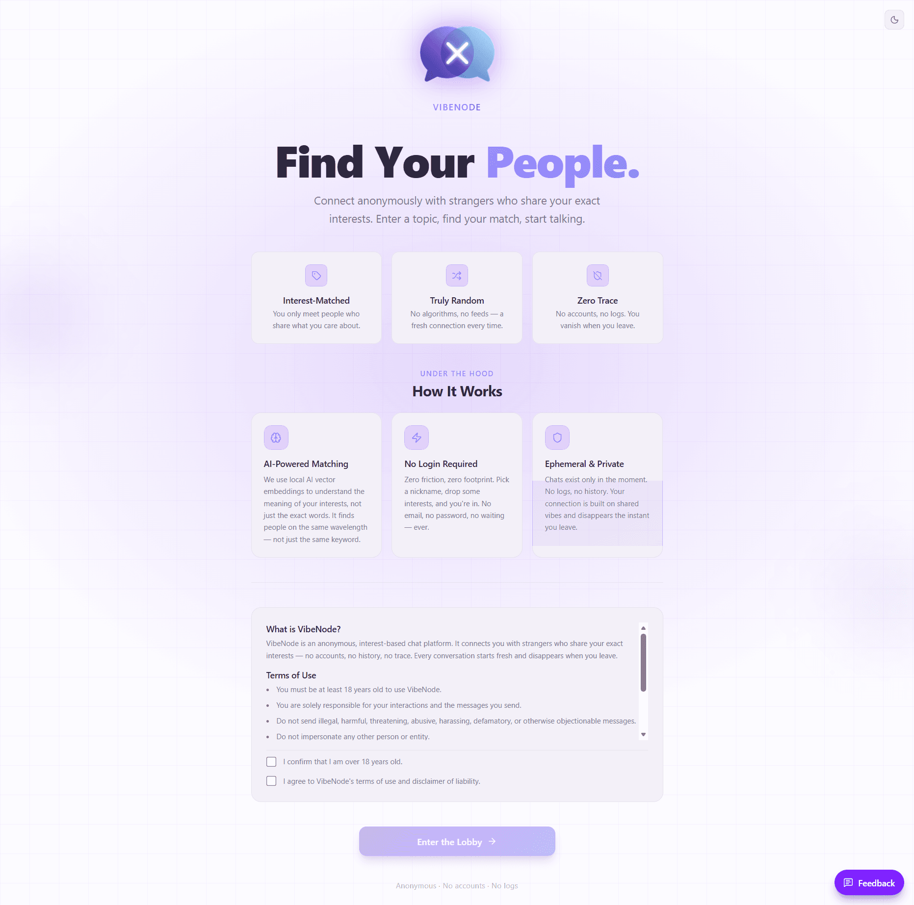 VibeNode screenshot 1